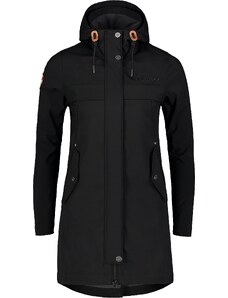 Nordblanc Čierny dámsky jarný softshellový kabát WRAPPED