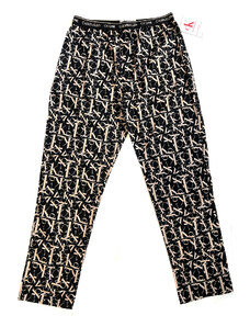 Pánske nohavice na spanie NM1869E 1BF čierno-béžové - Calvin Klein