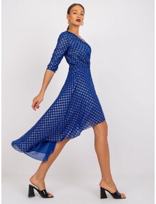 FPrice Dámske šaty NU SK 1556 kobaltovo modré