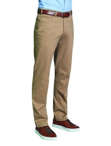 Brook Taverner Pánske nohavice chino Brunswick Tailored fit s piatimi vreckami Nezakončená dĺžka 91 cm