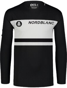 Nordblanc Čierne pánske funkčné cyklo tričko SOLITUDE