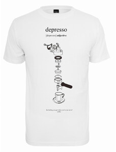 Pánske tričko krátky rukáv // Mister Tee Depresso Tee white