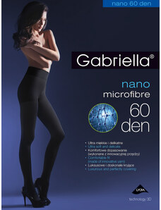 Prémiové teple pančuchové nohavice nano microfibre 60DEN Gabriella
