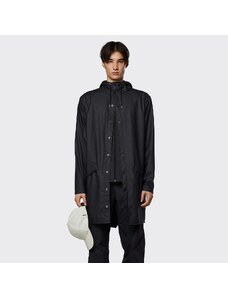 RAINS Čierny voděodolný kabát Long Jacket XS
