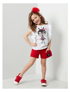 Denokids Bug Love Girls T-shirt Shorts Set