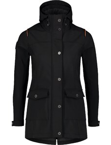 Nordblanc Čierny dámsky zateplený softshellový kabát TEXTURE