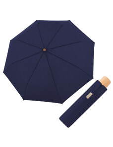 Doppler NATURE Mini - skladací udržateľný dáždnik tmavo modrá
