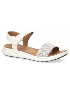 Elegantní sandály na platformě Caprice 9-9-28600-28 bílá