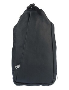 Kožená pánska taška cez rameno TS-16 čierna