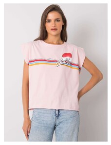 Zonno Púdrovo ružové bavlnené tričko