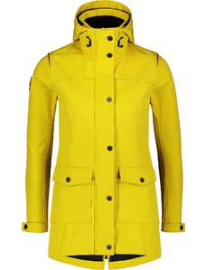 Nordblanc Žltý dámsky zateplený softshellový kabát TEXTURE