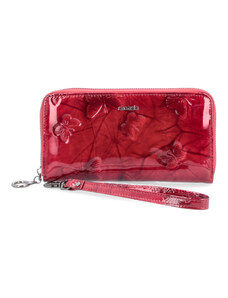 Dámska kožená peňaženka Carmelo červená 2102 M CV