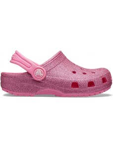 Detské topánky Crocs CLASSIC GLITTER ružová
