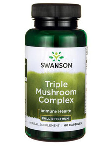 Swanson Triple Mushroom Complex - Full Spectrum 60 ks, kapsule