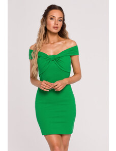 MOE Zelené mini šaty M681