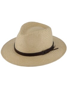 Fiebig - Headwear since 1903 Letný béžový fedora klobúk od Fiebig - Traveller Toyo