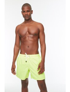 Trendyol Men's Yellow Basic Standard Swimwear Swim Shorts