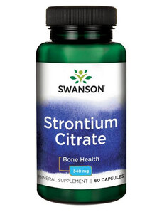 Swanson Strontium Citrate 60 ks, kapsule, 340 mg