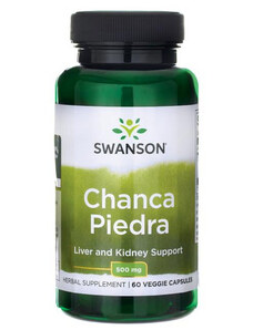 Swanson Chanca Piedra 60 ks, vegetariánska kapsula, 500 mg