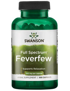 Swanson Feverfew 100 ks, kapsule, 380 mg