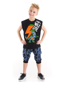 MSHB&G Lightning Dino Boy's T-shirt Capri Shorts Set