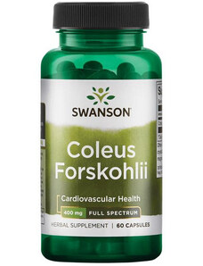 Swanson Coleus Forskohlii 60 ks, kapsule, 400 mg