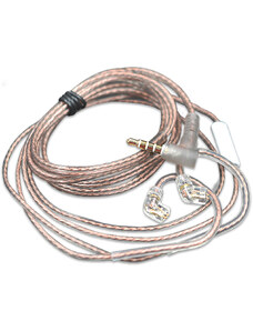 KZ KM-C náhradný kábel s mikrofónom pre KZ ZSN, ZS10-Pro, ZSX 1,25m
