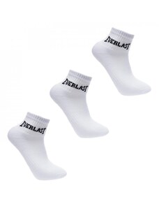 Everlast Quarter Socks 3 Pack Childrens White