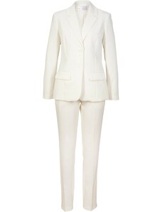 bonprix Nohavicový oblek, 2-dielny, farba biela