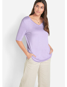 bonprix Viskózové tričko, 2 ks v balení, farba fialová