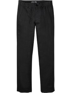 bonprix Chino nohavice, Regular Fit, Straight, komfortný pás, farba čierna