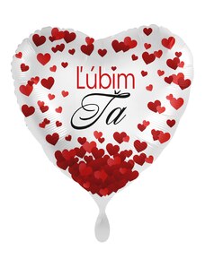 Premioloon Fóliový balón srdce - Ľúbim ťa