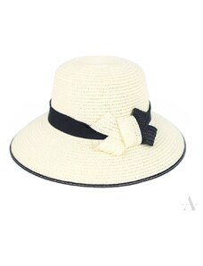 Art of Polo Čierno-smotanový klobúk Kawa
