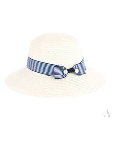 Art of Polo Modro-biely klobúk Plazowiczka