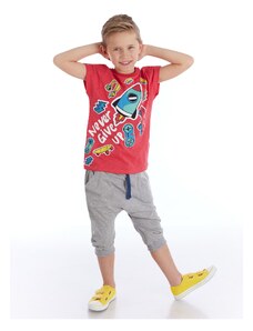 mshb&g Play Time Boy's T-shirt Capri Shorts Set