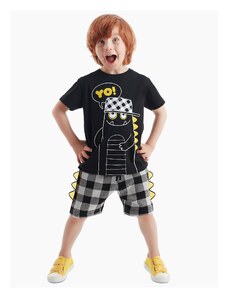 Denokids Yo Dino Boys T-shirt Shorts Set