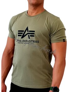 Alpha Industries Basic T-Shirt Olive tričko pánske