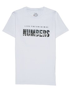 GALIO Numbers White tričko