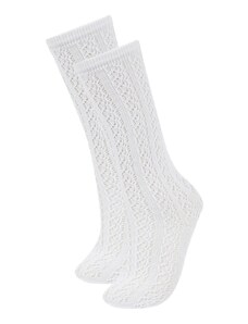 DeFacto Dievčenské bavlnené dlhé ponožky