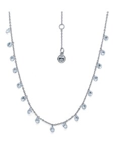 Strieborný náhrdelník so zirkónmi Oliver Weber Benefit