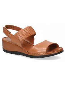 Dámské kožené sandály Caprice 9-9-28250-28 hnědá