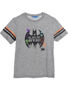 Sivé chlapčenské tričko s potlačou Batman