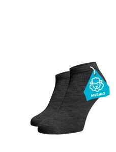 Benami Členkové ponožky MERINO - šedé