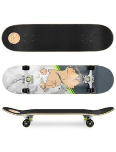 Spokey SKALLE PRO Skateboard 78,7 x 20 cm, ABEC7, grey