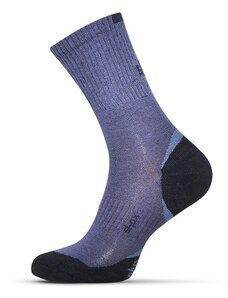Buďchlap Bavlnené pánske ponožky v rifľovej farbe Clima Plus