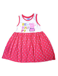 EPLUSM Detské šaty "Peppa Pig" - ružová