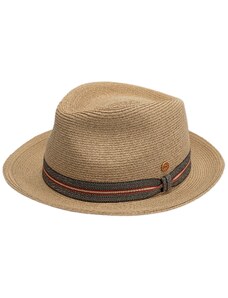Béžový crushable (nekrčivý) letný klobúk Trilby - Mayser Maleo, UV faktor 80