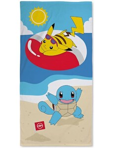 Halantex Plážová osuška Pokémoni - Pikachu a Squirtle