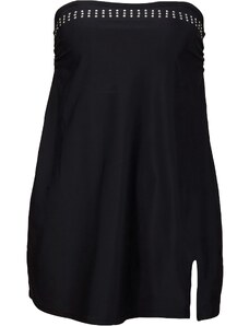 bonprix Exkluzívne sťahovacie šaty, s ľahkým tvarovacím efektom, farba čierna