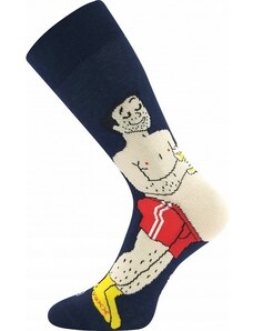WOODOO farebné veselé ponožky Lonka - PIVAR - 1 pár